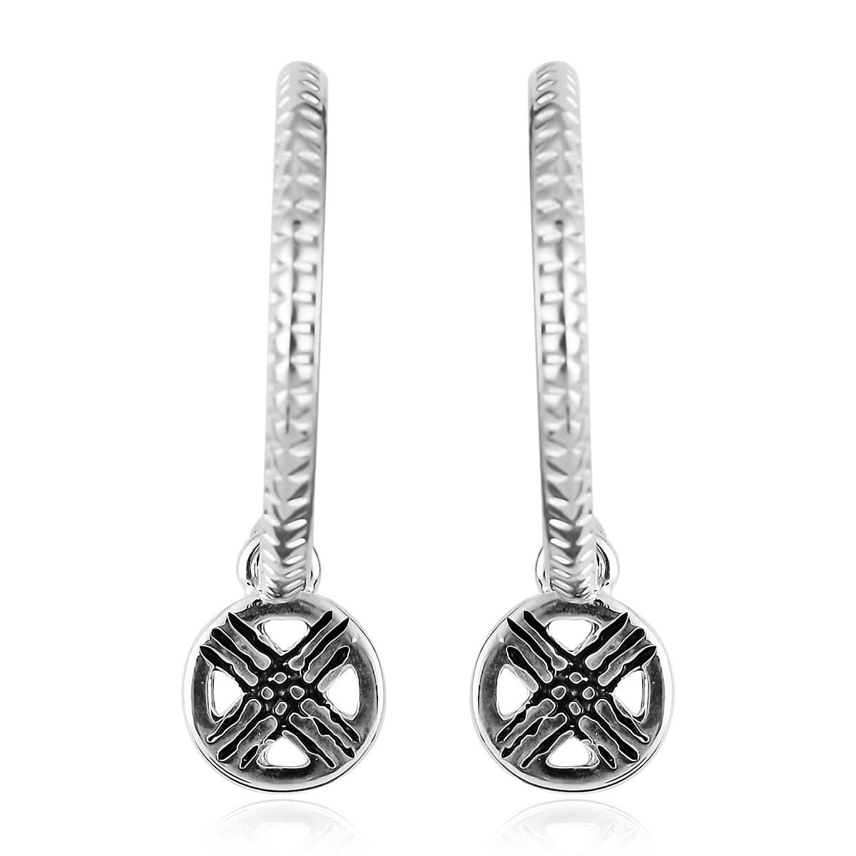 MARVEL Wolverine Hoop Earrings in Silvertone