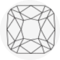 Mobile menu icon: Shop by Shape - Cushion